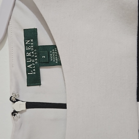 Ralph Lauren black & white dress, 2 - Picture 2 of 5